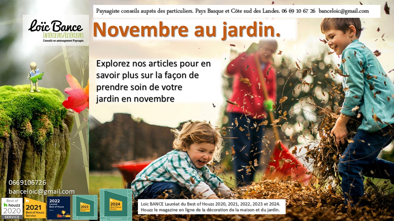 Landes paysages, Je suis ravi de vous accueillir pour discuter des dfis passionnants que novembre nous rserve au jardin.